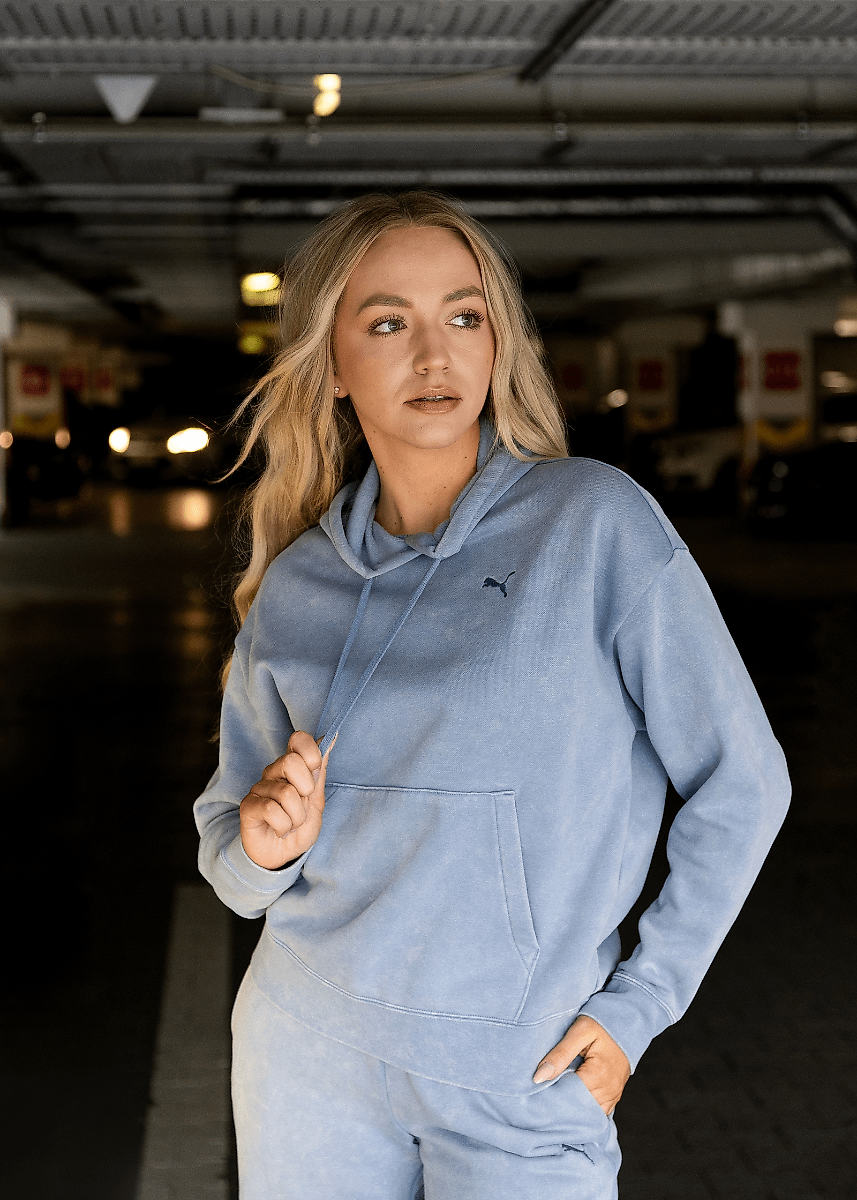 PUMA Dames hoodie ESS Elevated Relaxed Wash Hoodie 688103 34