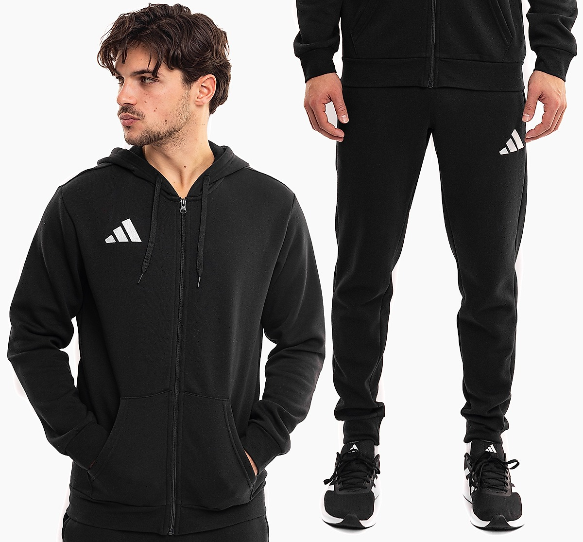 adidas Heren Trainingspak Entrada 26 Full Zip Hoody KF5945/JZ9138