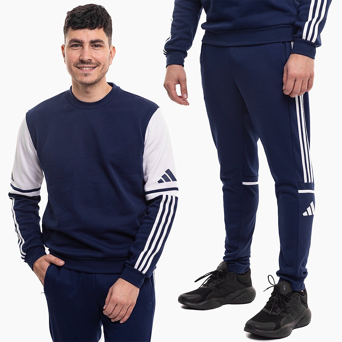 adidas Heren trainingspak Squadra 25 Sweat Crew JD2958/JD2961