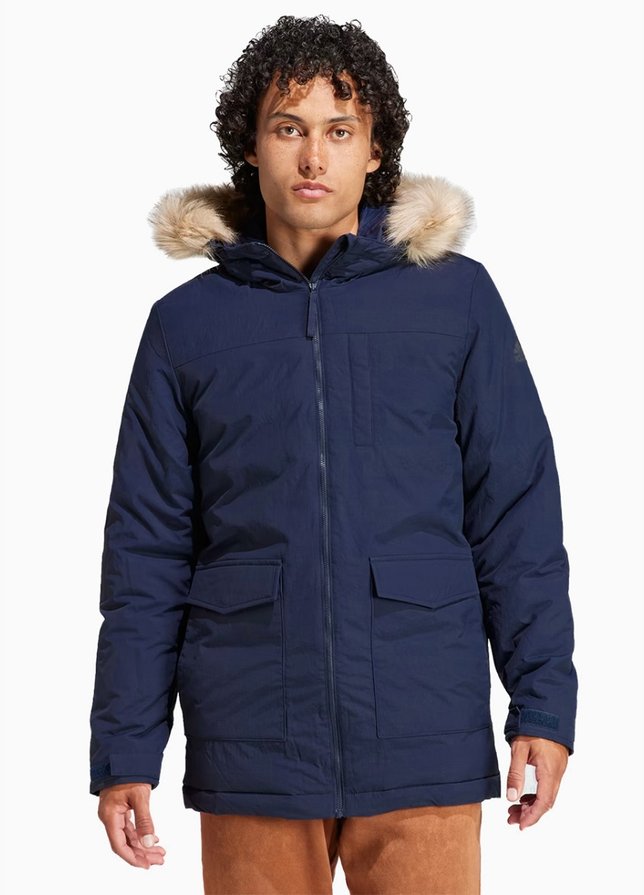 adidas Kurtka męska Parka Hooded Fur IK0552 adidas Kurtka męska Parka Hooded Fur IK0552