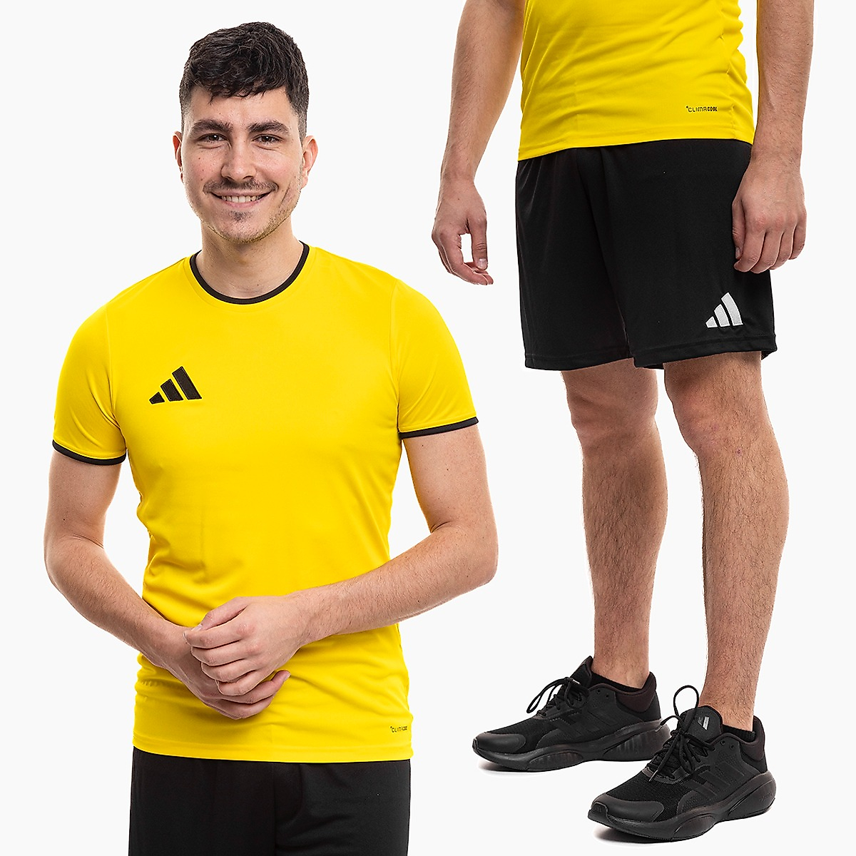 adidas heren sportset shirt shorts Entrada 26 JZ2502/JZ2521