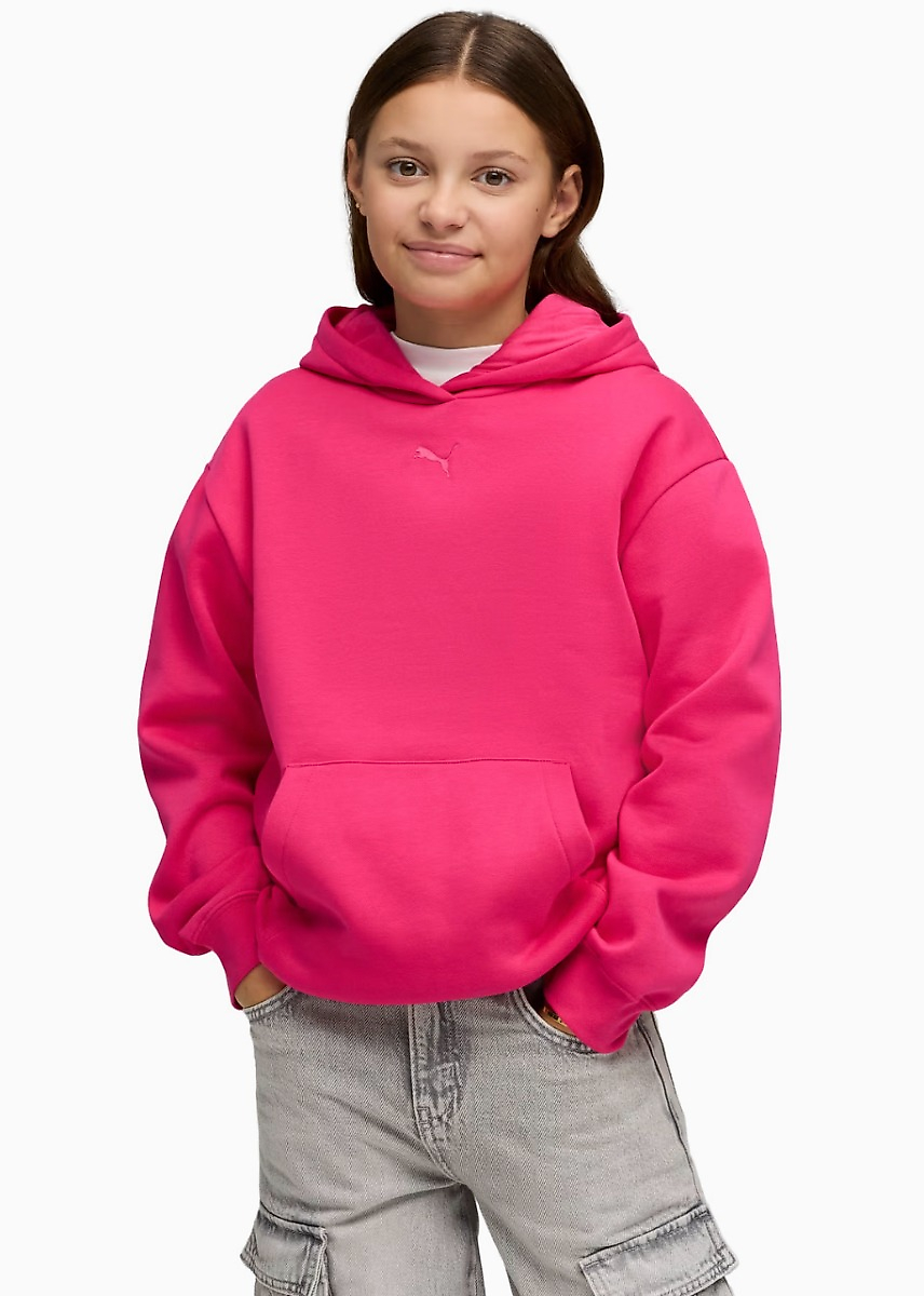 Puma Kinder Hoodie ESS Centered Cat Logo Relaxed Hoodie 692973 59