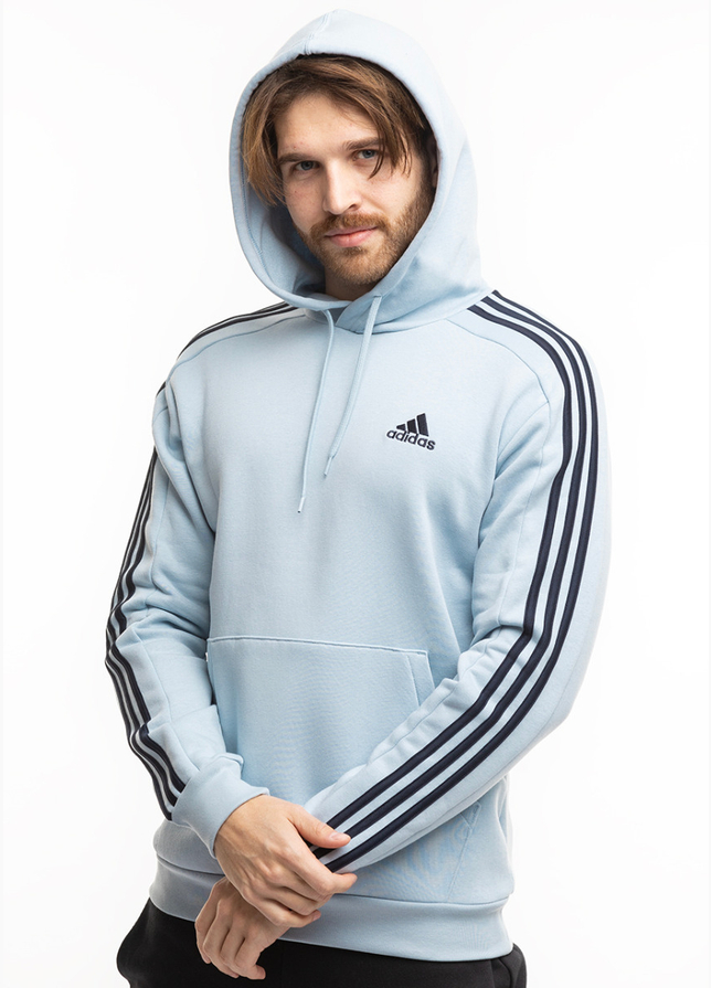 adidas Bluza męska Essentials Fleece 3-Stripes Hoodie IS0004 adidas Bluza męska Essentials Fleece 3-Stripes Hoodie IS0004