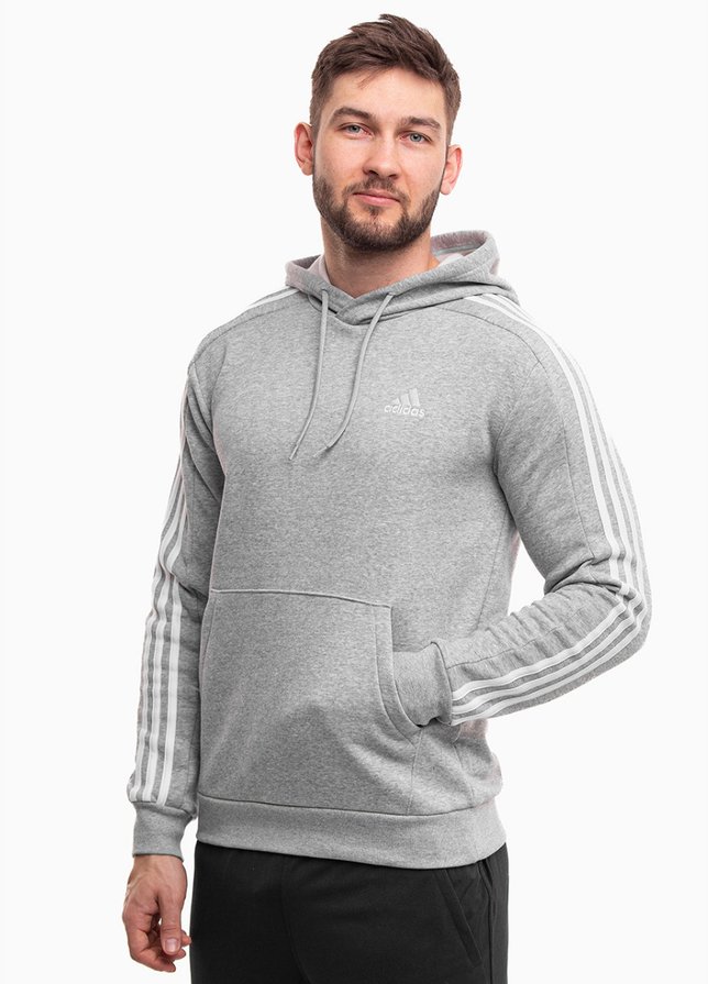 adidas Bluza męska Essentials Fleece 3-Stripes Hoodie IJ6474 adidas Bluza męska Essentials Fleece 3-Stripes Hoodie IJ6474