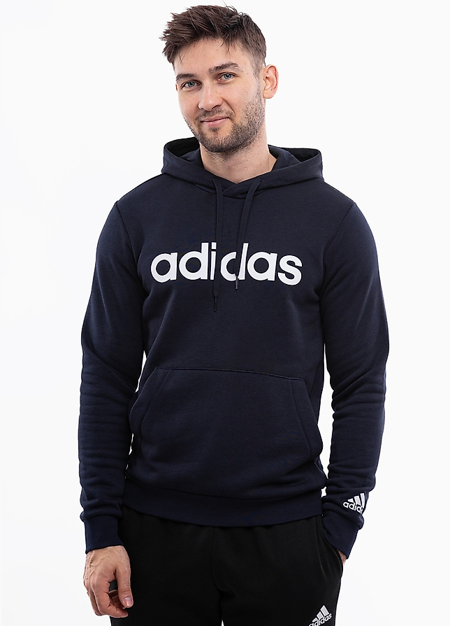 adidas Bluza męska Essentials French Terry Linear Logo Hoodie GK9066 adidas Bluza męska Essentials French Terry Linear Logo Hoodie GK9066