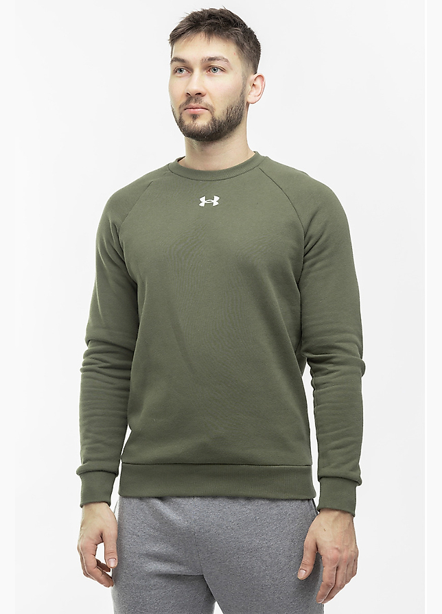 Under Armour Heren sweatshirt Rival Fleece Crew 1379755 390 Under Armour Heren sweatshirt Rival Fleece Crew 1379755 390