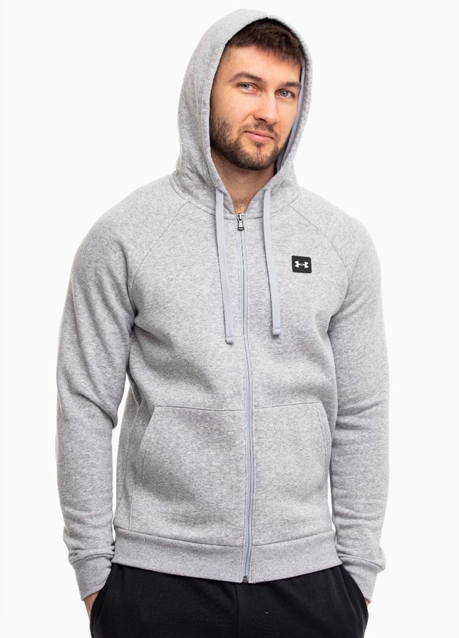 Under Armour Bluza męska Rival Fleece FZ Hoodie 1357111 011 Under Armour Bluza męska Rival Fleece FZ Hoodie 1357111 011
