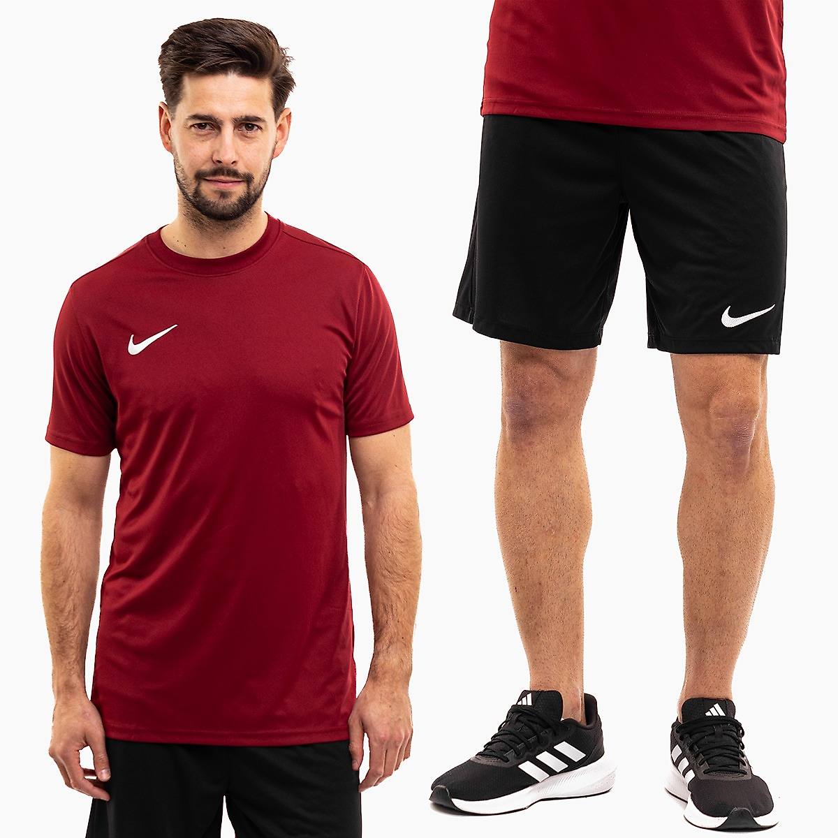Nike Heren sportset Dry Park VII JSY SS BV6708 677/BV6855 010