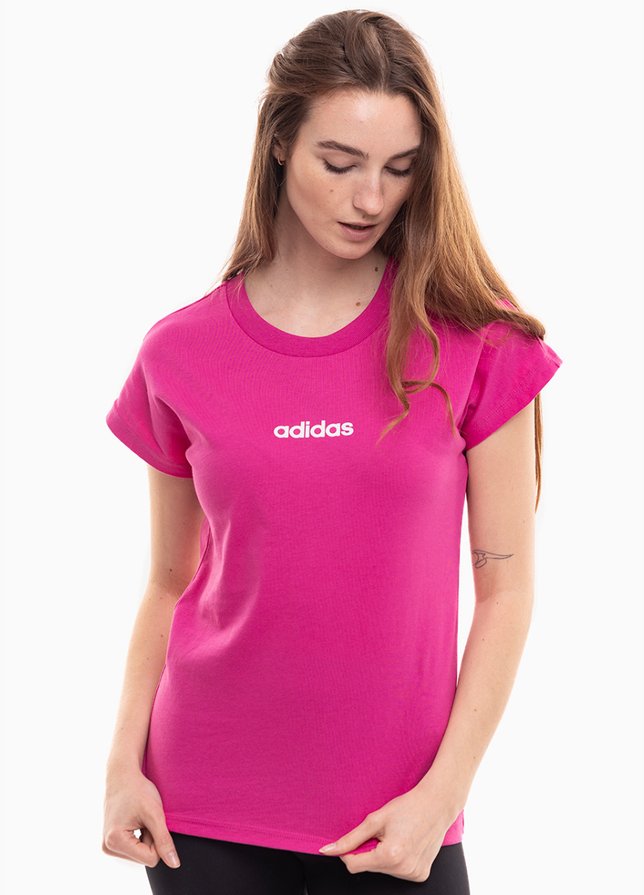 adidas Koszulka damska Essentials Linear Cotton JC8240 adidas Koszulka damska Essentials Linear Cotton JC8240