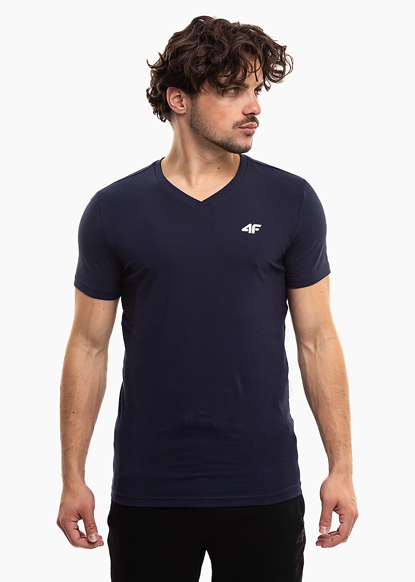 Heren T-shirt 4F M3339 marineblauw 4FWMM00TTSHM3339 31S