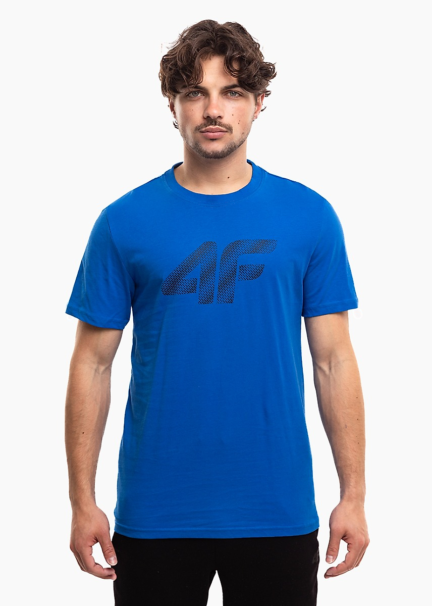 Heren T-shirt 4F M3342 blauw 4FWMM00TTSHM3342 33S