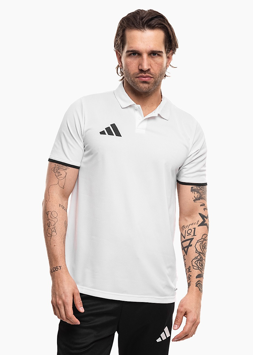 Heren T-shirt adidas Entrada 26 Polo wit JZ6661