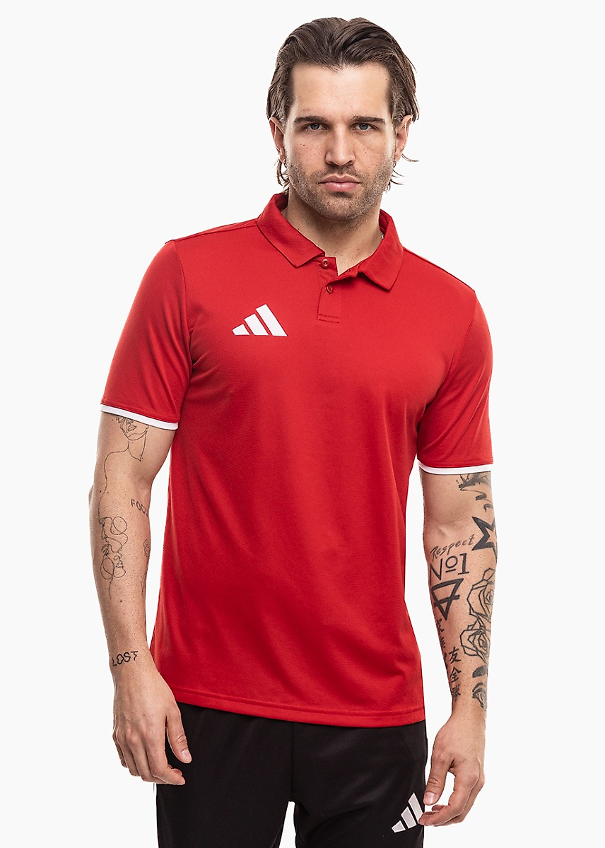 Heren T-shirt adidas Entrada 26 Polo rood JZ6664