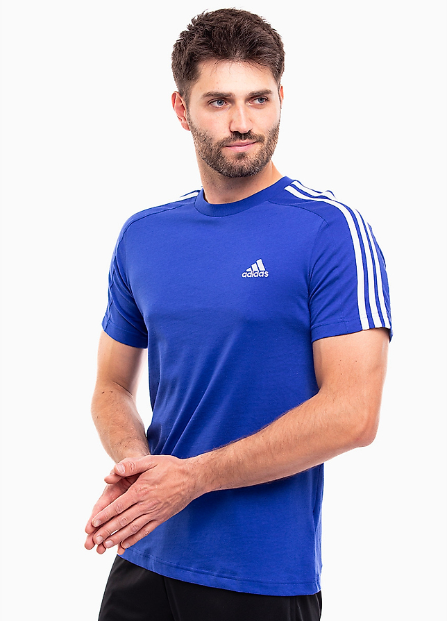 adidas Koszulka męska Essentials Single Jersey 3-Stripes Tee IC9338 adidas Koszulka męska Essentials Single Jersey 3-Stripes Tee IC9338