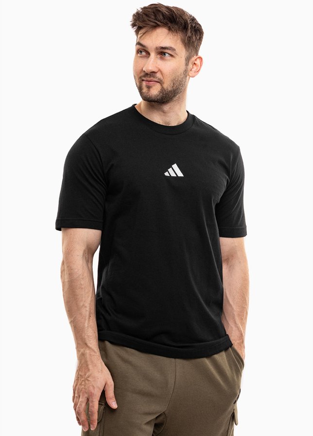 adidas Koszulka męska Essentials Small Logo Single Jersey JE9024 adidas Koszulka męska Essentials Small Logo Single Jersey JE9024