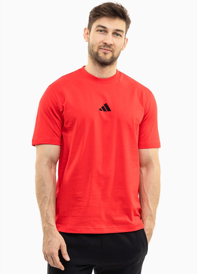 adidas Koszulka męska Essentials Small Logo Single Jersey JF1095 adidas Koszulka męska Essentials Small Logo Single Jersey JF1095