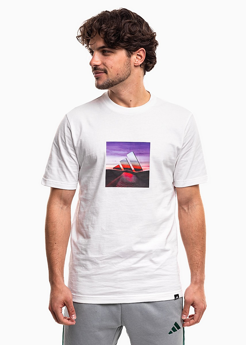 Heren T-shirt adidas Summer Heat Graphic wit JZ7545