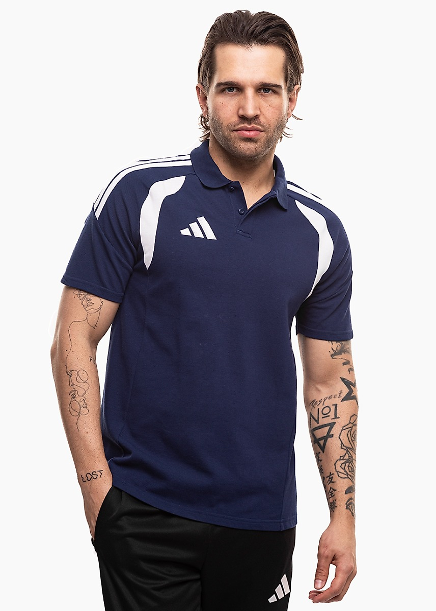 Heren T-shirt adidas Tiro 26 League Polo marineblauw KF3401