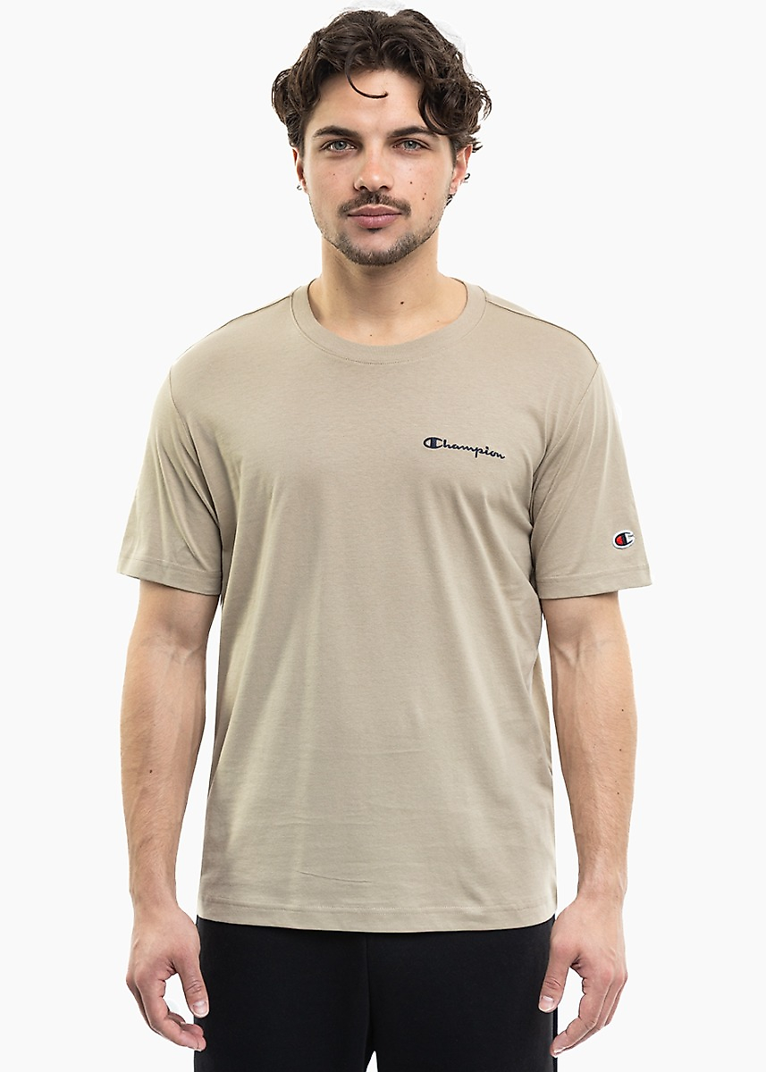 Heren T-shirt Champion SS Tee beige 221798 MS041