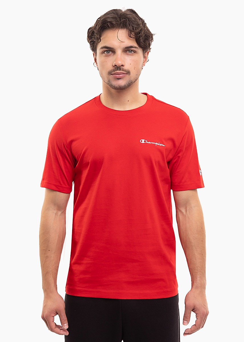 Heren T-shirt Champion SS Tee rood 221798 RS067