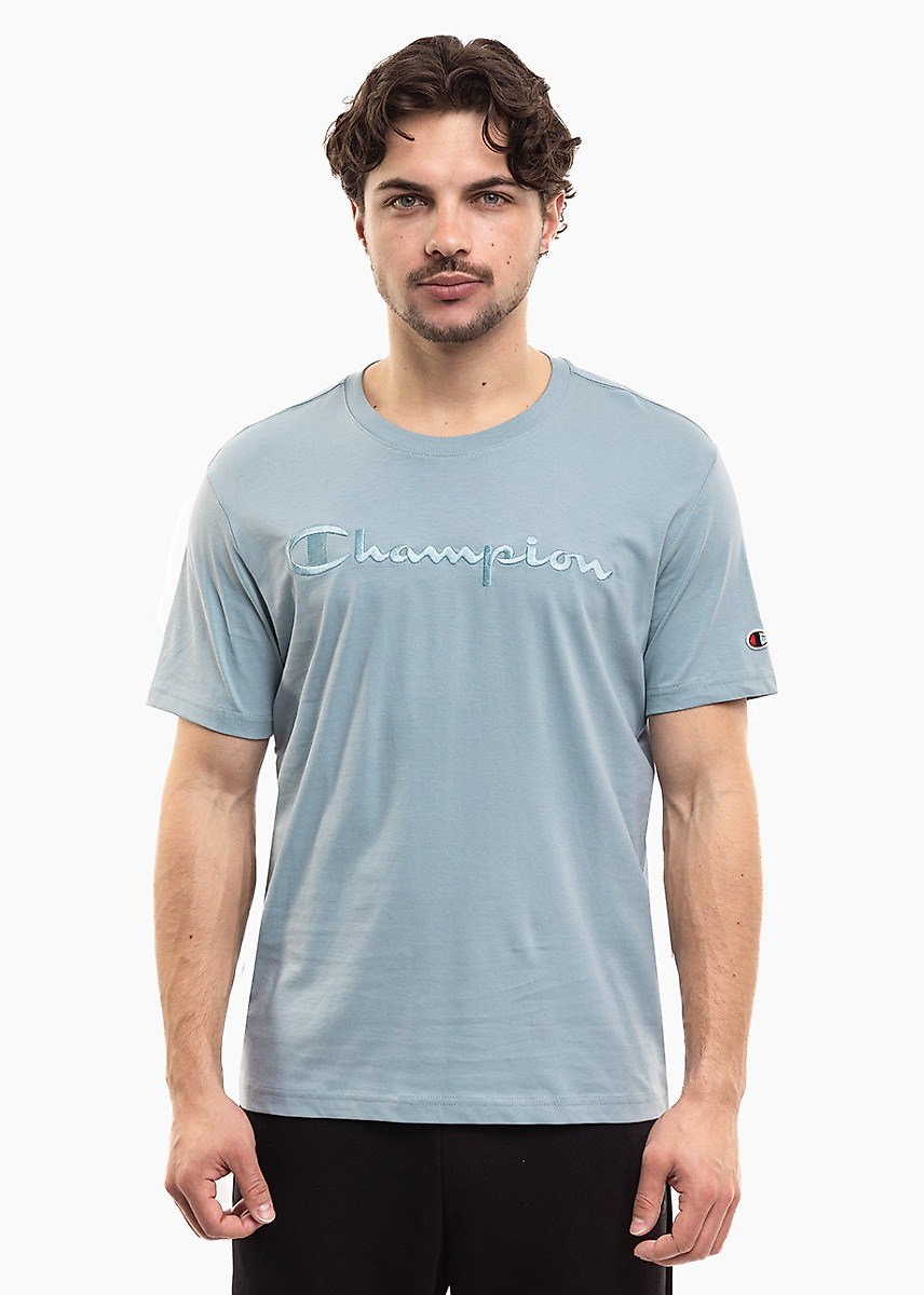 Heren T-shirt Champion SS Tee blauw 220273 BS221