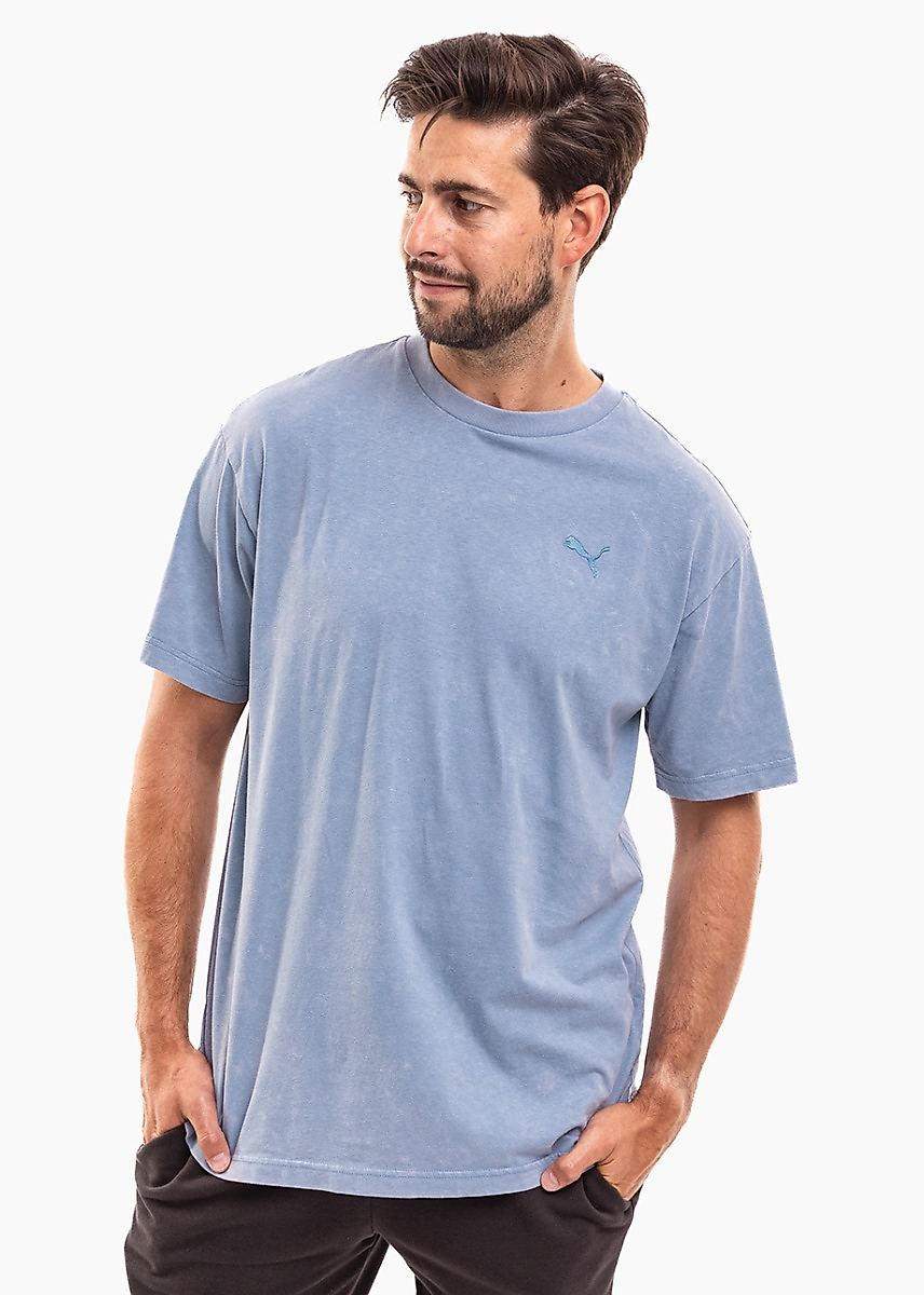 PUMA Heren t-shirt Ess Elevated Relaxed Wash Tee 688048 34