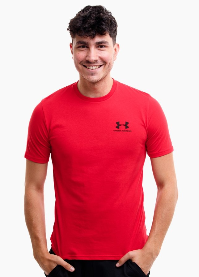 Under Armour koszulka męska Sportstyle Left Chest SS 1326799 600 Under Armour koszulka męska Sportstyle Left Chest SS 1326799 600