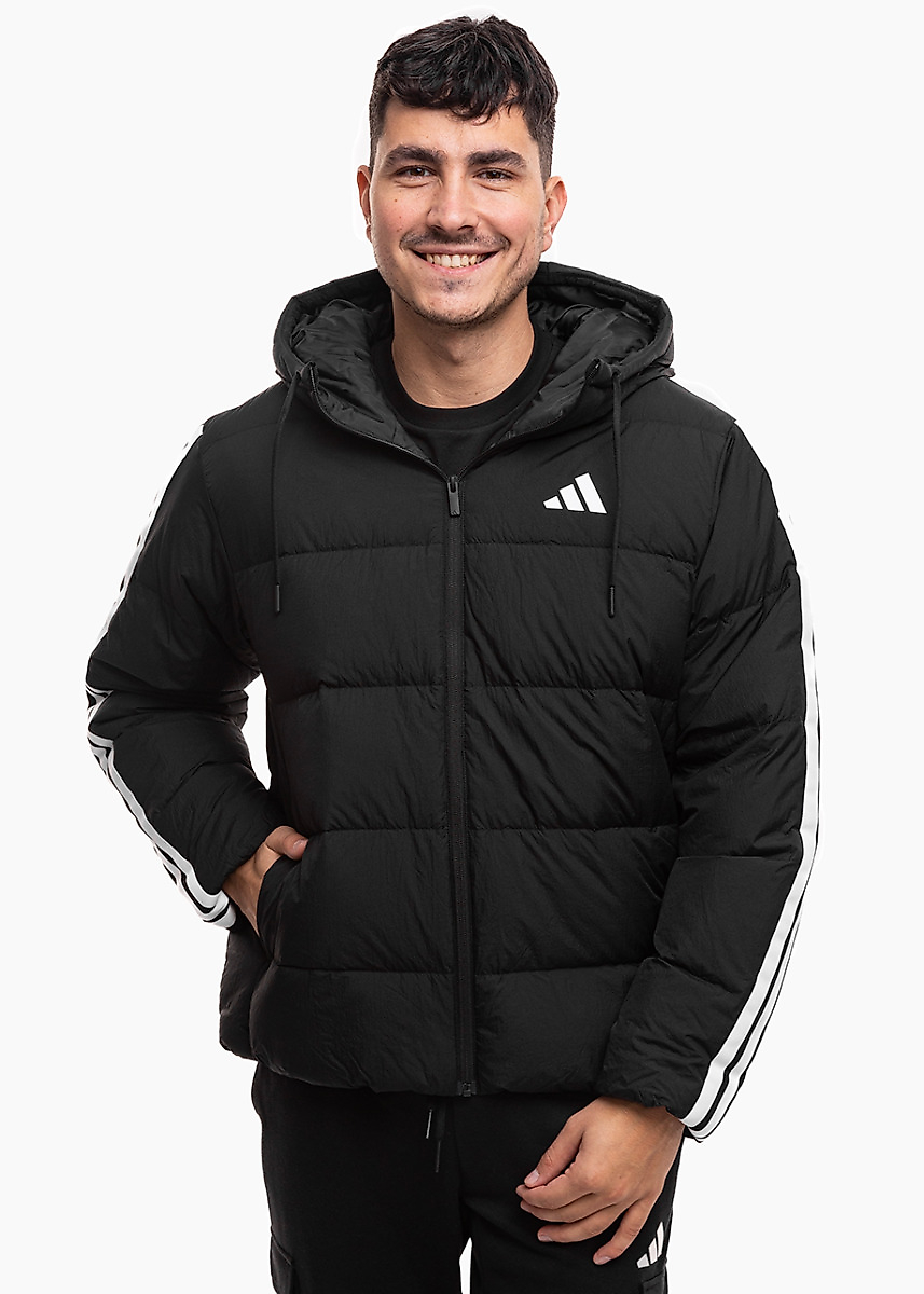 adidas Herenjas Essentials Climawarm 3 Stripes Puffer Down Hooded JM4165