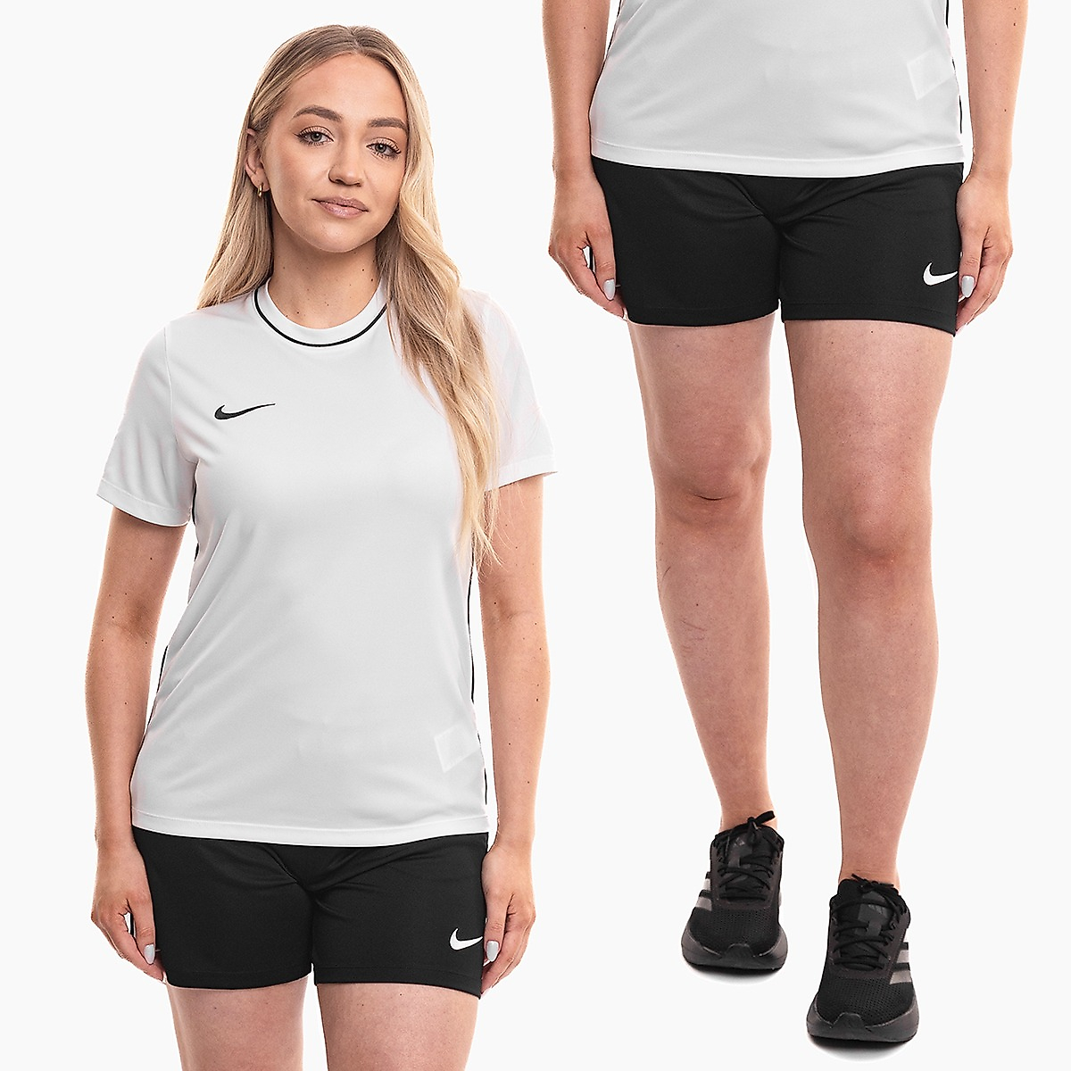 Nike dames sportset shirt shorts Dri-Fit Park 26 HM7160 100/HM7162 010