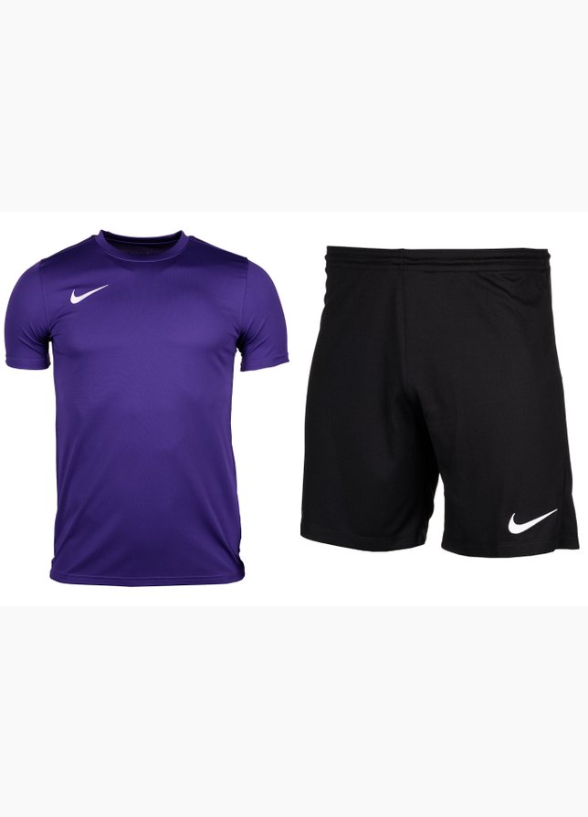 Nike męski strój sportowy koszulka spodenki Dry Park VII JSY SS BV6708 547/BV6855 010 Nike męski strój sportowy koszulka spodenki Dry Park VII JSY SS BV6708 547/BV6855 010