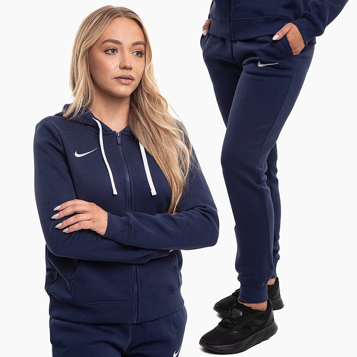 Nike Dames Trainingspak Park 26 Fleece Full-Zip Hoodie IB1230 410/IB1250 410