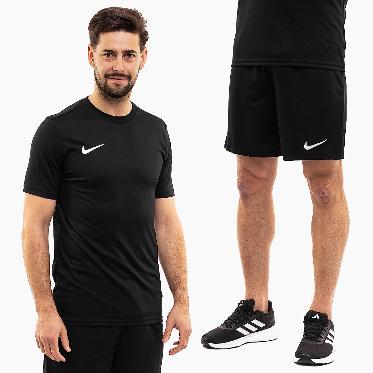 Nike Heren sportset Dry Park VII JSY SS BV6708 010/BV6855 010