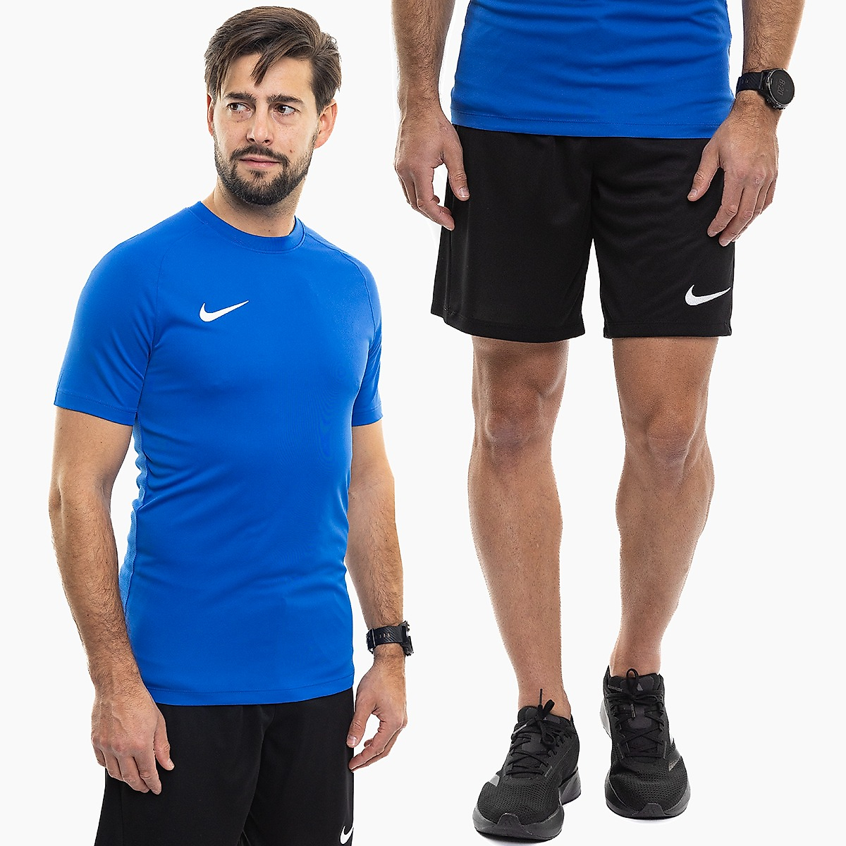 Nike Heren Sportset Shirt Short Park VIII Jersey HV8173 463/BV6855 010