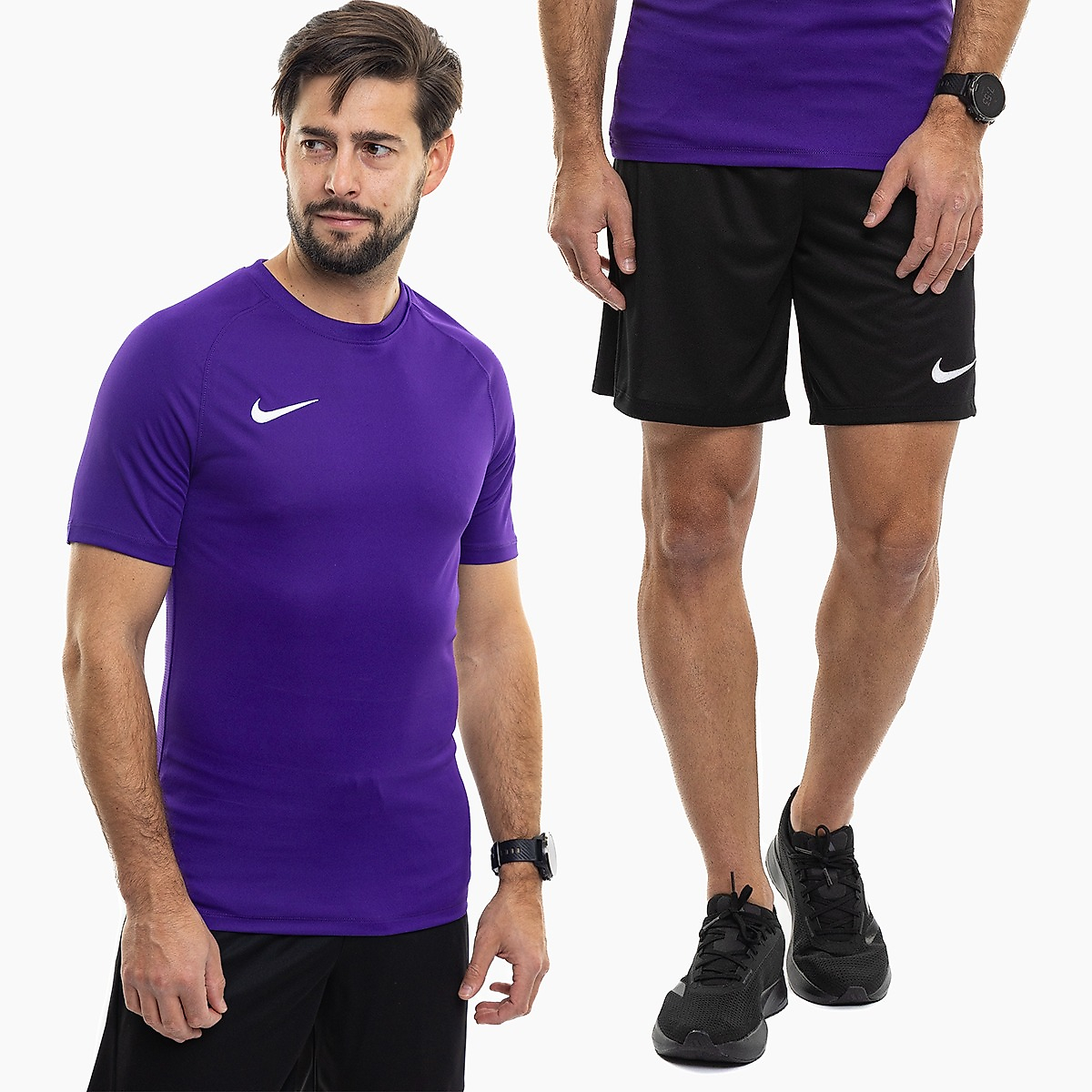 Nike Heren Sportset Shirt Short Park VIII Jersey HV8173 547/BV6855 010