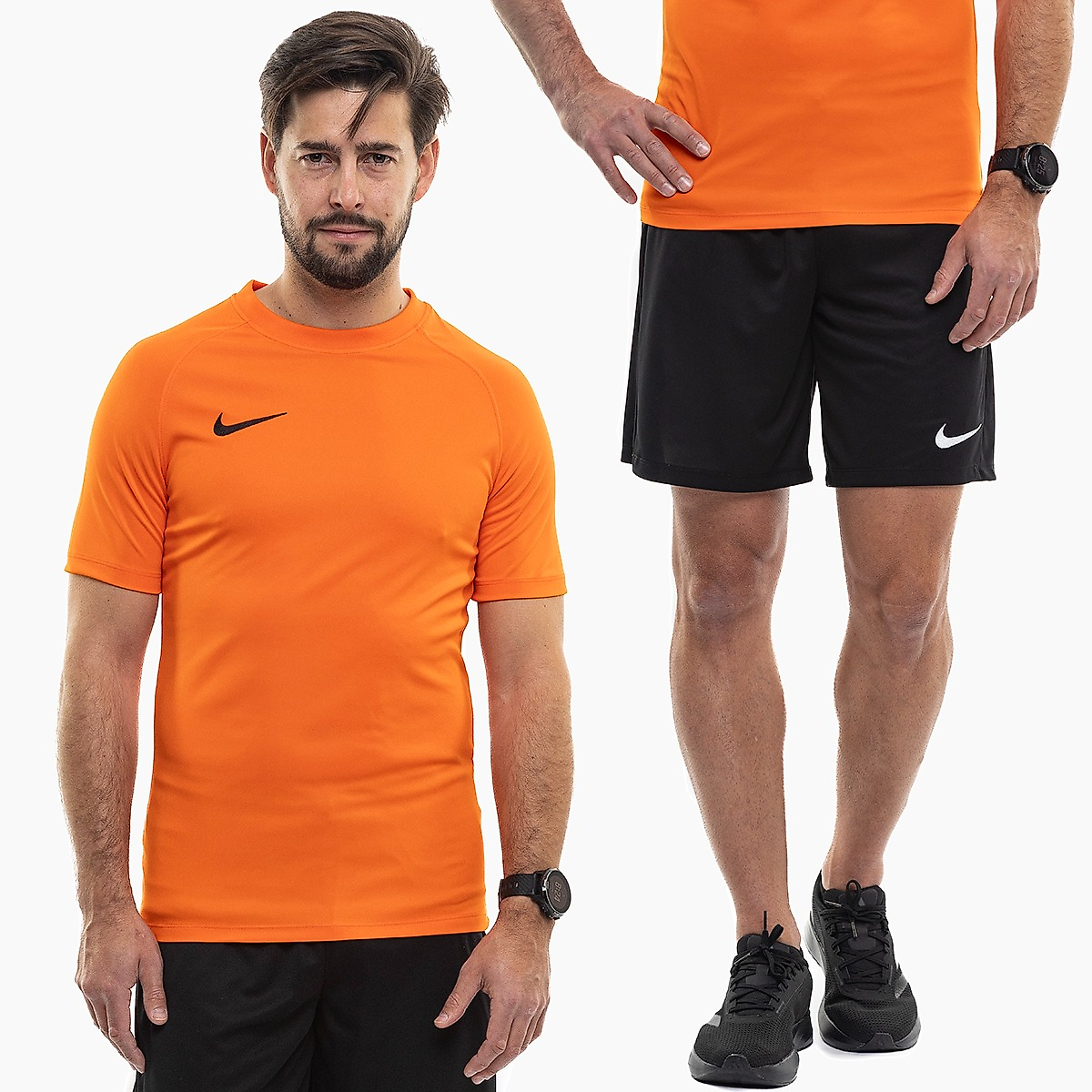 Nike Heren Sportset Shirt Short Park VIII Jersey HV8173 819/BV6855 010