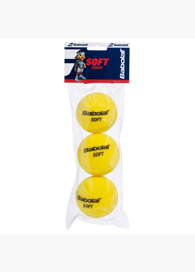 Babolat Piłki tenisowe juniorskie Soft Foam 3pcs 501058 Babolat Piłki tenisowe juniorskie Soft Foam 3pcs 501058