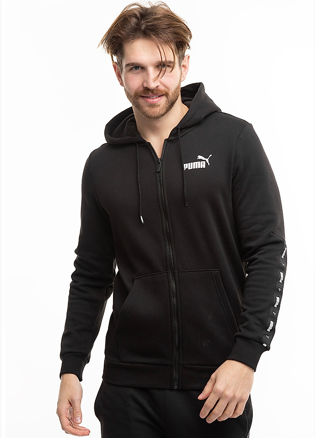 PUMA Bluza męska ESS+ Tape Full-Zip Hoodie FL 670270 01 PUMA Bluza męska ESS+ Tape Full-Zip Hoodie FL 670270 01