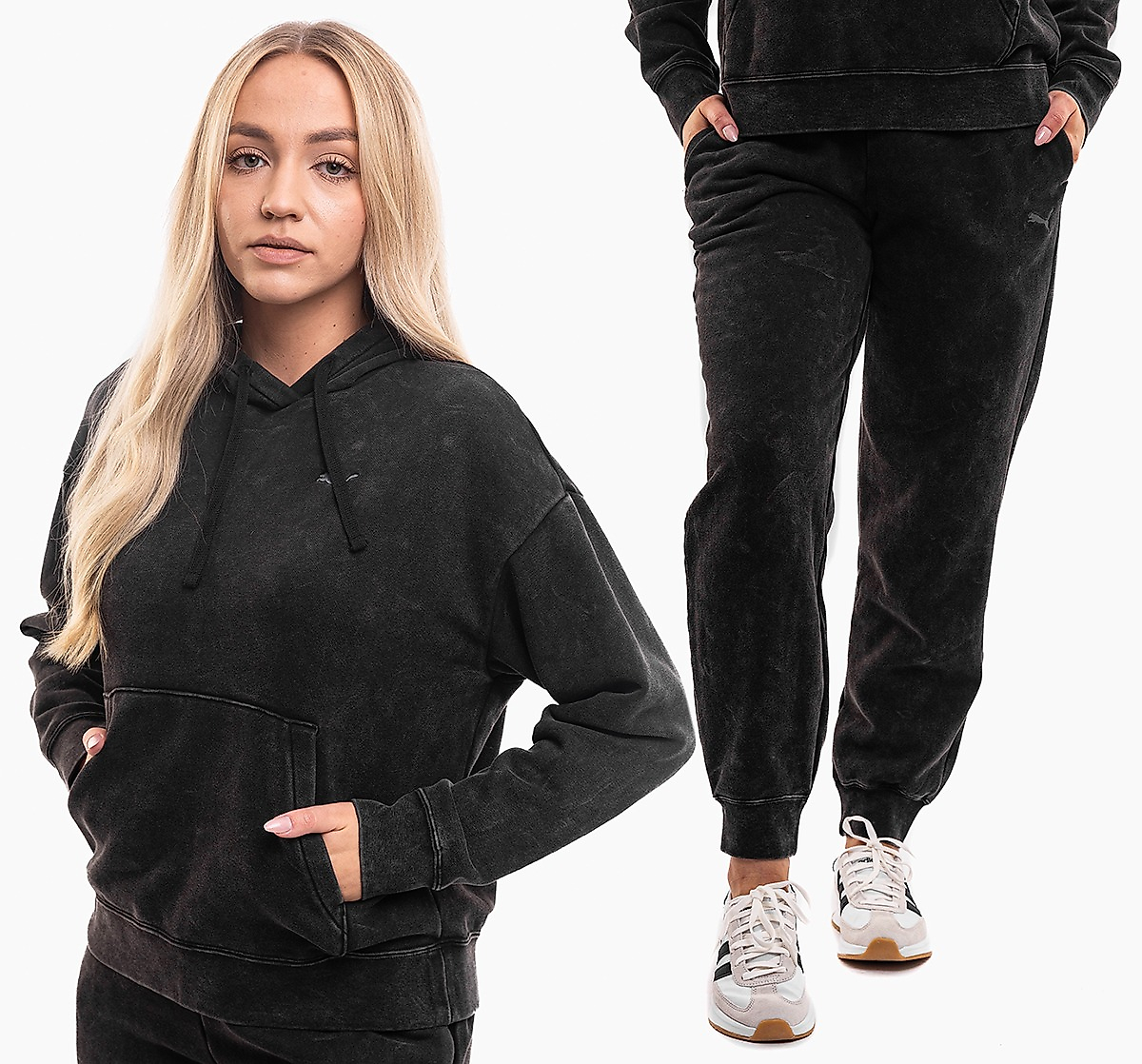 Puma Dames Set ESS Elevated Relaxed Wash 688103 01/688104 01