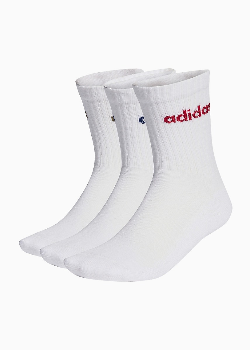 adidas Sokken Linear Crew Cushioned 3-pack KD1716