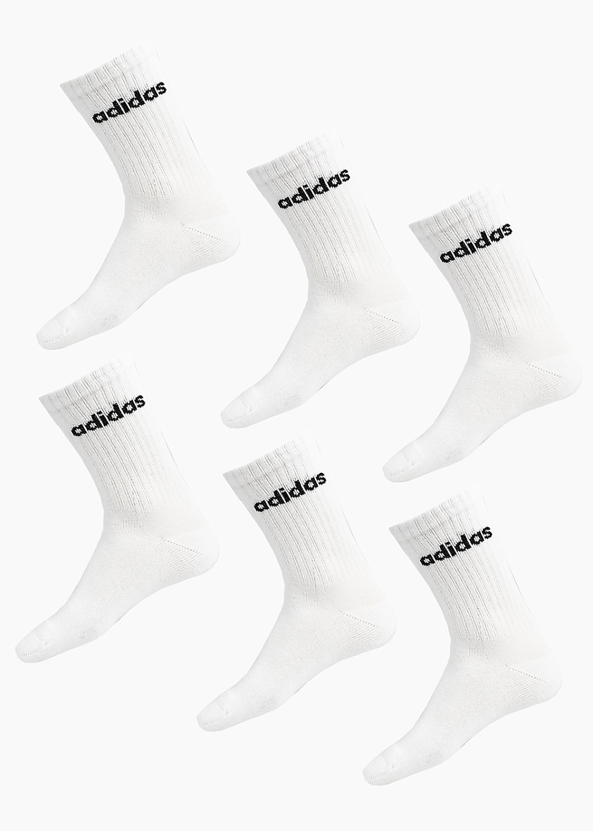 adidas Sokken Linear Crew Socks Cushioned 6 paar JL6096