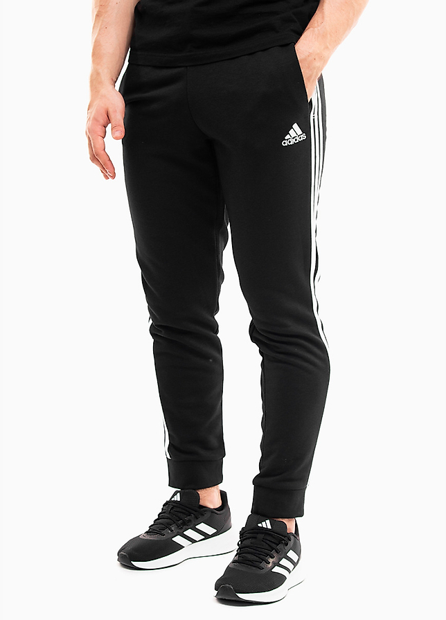 adidas Spodnie męskie Essentials Tapered Cuff 3 Stripes GK8831 adidas Spodnie męskie Essentials Tapered Cuff 3 Stripes GK8831