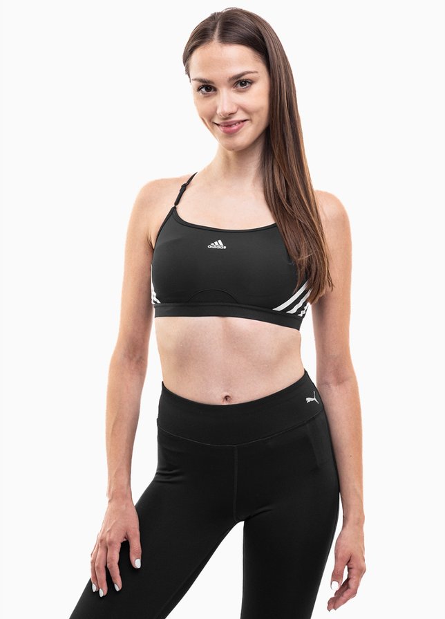 adidas Stanik sportowy Aeroreact Training Light-Support 3-Stripes Bra HC7862 adidas Stanik sportowy Aeroreact Training Light-Support 3-Stripes Bra HC7862