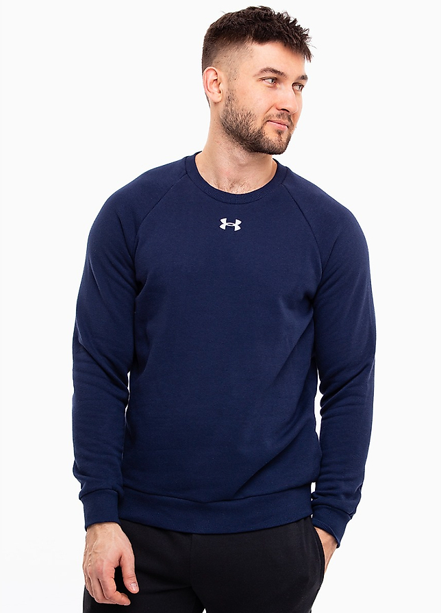 Under Armour Heren sweatshirt Rival Fleece Crew 1379755 410 Under Armour Heren sweatshirt Rival Fleece Crew 1379755 410
