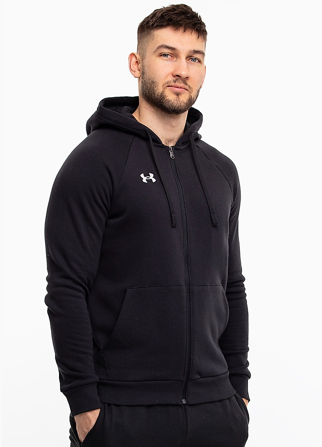 Under Armour Bluza męska Rival Fleece FZ Hoodie 1379767 001 Under Armour Bluza męska Rival Fleece FZ Hoodie 1379767 001